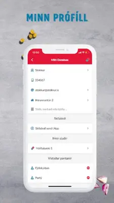 Domino's Iceland android App screenshot 1